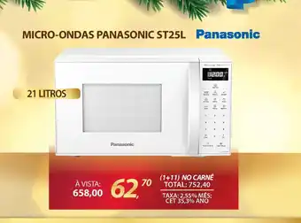 Lojas Cem Micro-ondas panasonic st25l oferta