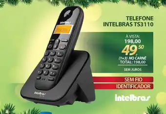 Lojas Cem Telefone intelbras ts3110 oferta