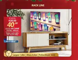 Lojas Cem Rack line oferta