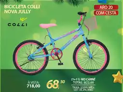 Lojas Cem Bicicleta colli nova jully oferta
