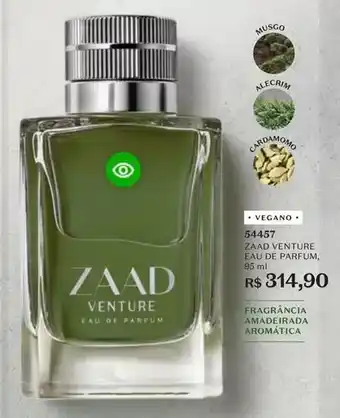 O Boticário Zaad - venture eau de parfum oferta