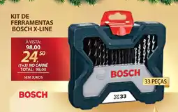 Lojas Cem Kit de ferramentas bosch x-line oferta