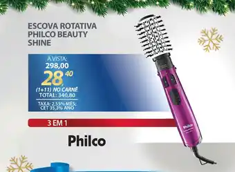 Lojas Cem Escova rotativa philco beauty shine oferta