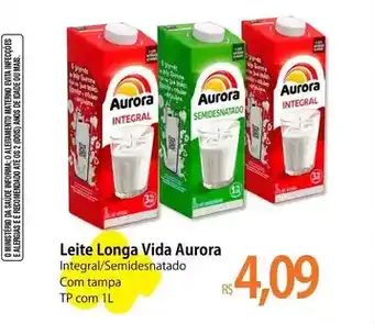 Atacadão Aurora - leite longa vida oferta