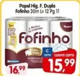 Cercadão Papel Hig. F. Dupla Fofinho oferta
