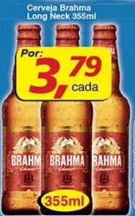 Supermercados Guanabara Cerveja Brahma Long Neck 355ml oferta
