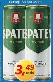 Supermercados Guanabara Cerveja Spaten 350ml oferta