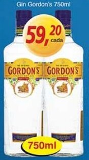 Supermercados Guanabara Gin Gordon's 750ml oferta