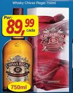 Supermercados Guanabara Whisky Chivas Regal 750ml oferta