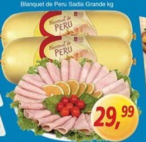 Supermercados Guanabara Blanquet de Peru Sadia Grande 1kg oferta