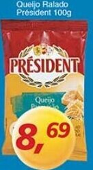 Supermercados Guanabara Queijo ralado President 100g oferta