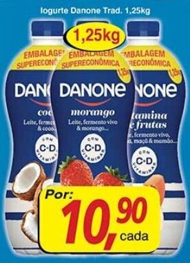 Supermercados Guanabara Iogurte Danone Trad. 1.25kg oferta
