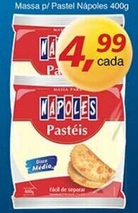 Supermercados Guanabara Massa p/ Pastel Napoles 400g oferta