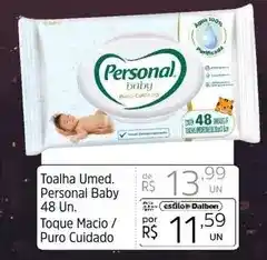 Supermercado Dalben Personal baby - toalha umed oferta