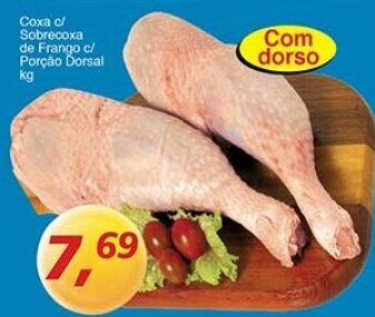 Coxa c/ Sobrecoxa de Frango c/ Porcao Dorsal 1kg