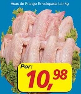 Supermercados Guanabara Assa de Frango Envelopada Lar 1kg oferta
