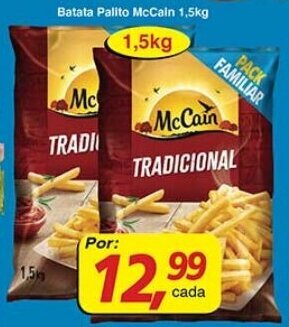 Supermercados Guanabara Batata Palito McCain 1.5kg oferta