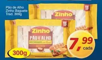 Supermercados Guanabara Pao de Alho Zinho Baguete Trad. 300g oferta