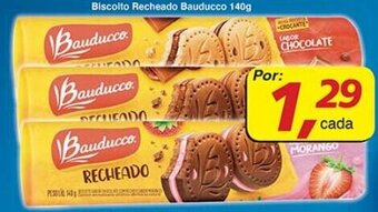 Supermercados Guanabara Biscoito Recheado Bauducco 140g oferta