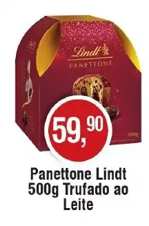 Royal Supermercados Panettone Lindt Trufado ao Leite oferta