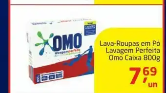 Tenda Atacado Lava-roupas em pó lavagem perfeita omo caixa 800 g oferta