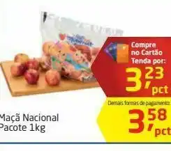 Tenda Atacado Maçã nacional pacote 1 kg oferta