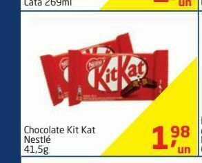 Tenda Atacado Chocolate kit kat nestle 41,5g oferta