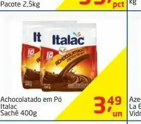 Tenda Atacado Achocolatado em pó italac 400 g oferta