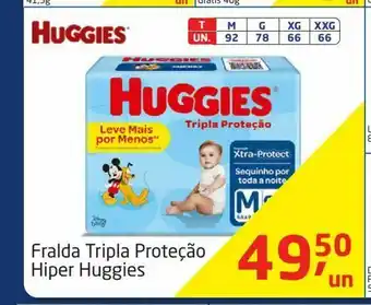 Tenda Atacado Fraldas tripla proteçao hiper huggies oferta