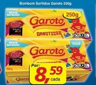 Supermercados Guanabara Bombom Sortidos Garoto 250g oferta