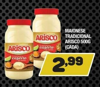 Costazul Supermercados Maionese tradicional arisco 500g (cada) oferta
