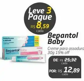 Drogal Bepantol baby creme para assadura 30g 15% of oferta