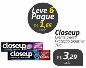 Closeup creme dental proteção bioativa 70g