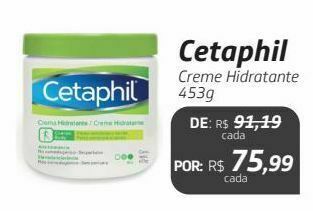 Drogal Cetaphil creme hidratante 453g oferta