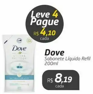 Drogal Dove sabonete líquido refi l 200ml oferta