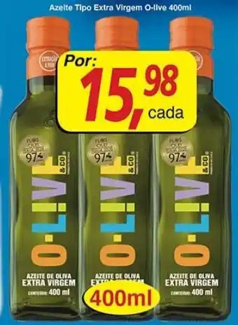 Supermercados Guanabara Azeite Tipo Extra Virgem O-Live 400ml oferta