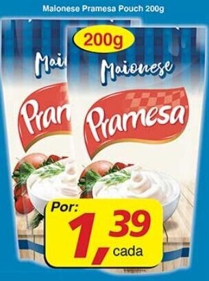 Supermercados Guanabara Maionese Pramesa pouch 200g oferta