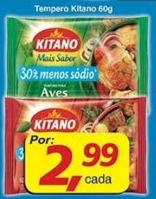 Supermercados Guanabara Tempero Kitano 60g oferta