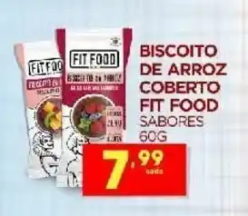 Biscoito de Arroz Coberto Fit Food 60g