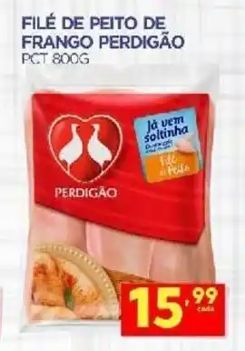 Novo Mix file de Peito de Frango Perdigao 800g oferta