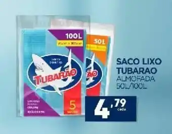 Saco Lixo Tubarao 50L/100L