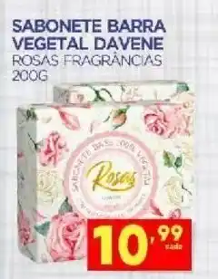 Novo Mix Sabonete Barra Vegetal Davene 200g oferta