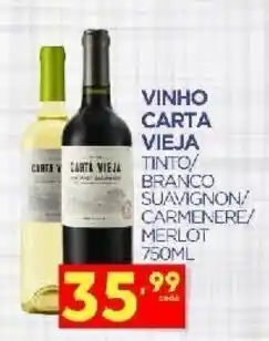 Novo Mix Vinho Carta Vieja 750ml oferta