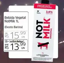 Supermercado Dalben Notco - bebida vegetal notmilk oferta