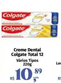 Supermercados Mateus Creme Dental Colgate Total 12 Vários Tipos oferta
