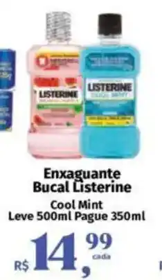 Supermercados Mateus Enxaguante Bucal Listerine oferta