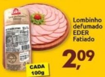 Lombinho defumado Eder fatiado 100g