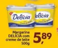 Supermercados Nori Margarina Delicia com creme de leite 500g oferta