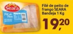 Supermercados Nori File de Peito de Frango Seara Bandeja 1kg oferta