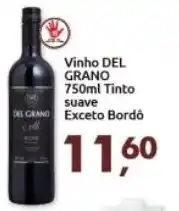 Supermercados Nori Vinho Del Grano 750ml Tinto Suave Exceto bordo oferta